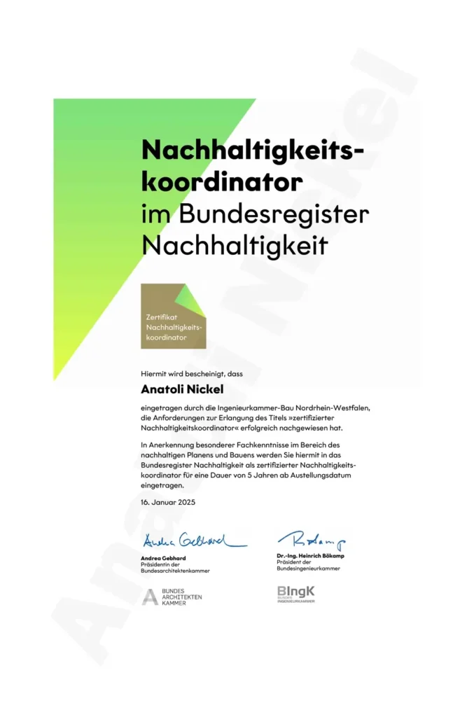 Nachhaltigkeitskoordinator